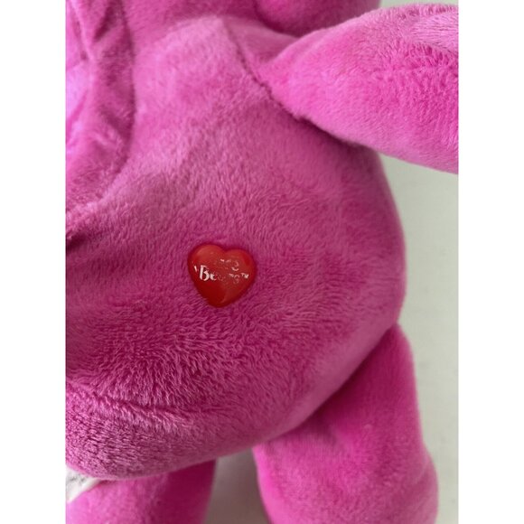 Care Bears Hug & Giggle Cheer Bear 12" Pink Rainbow Works Plush - Picture 4 of 11